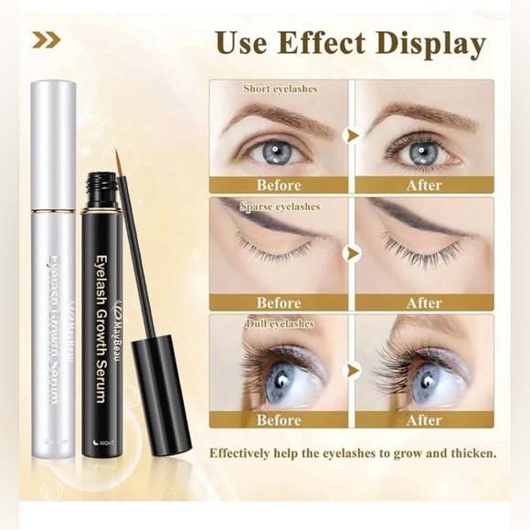 MayBeau Eyelash Growth Serum Eyebrow Enhancer day & night - Picture 3 of 7